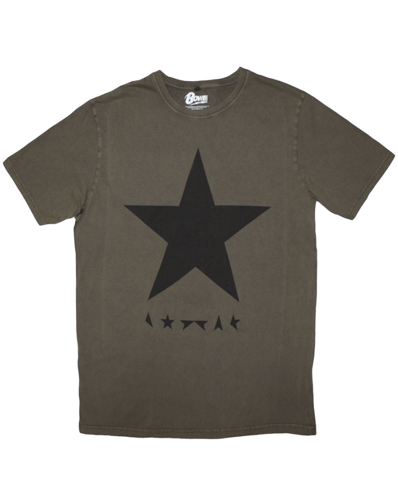David Bowie Blackstar Unisex T-Shirt - Pink Poodle Boutique - BOWSTW15MGR - S
