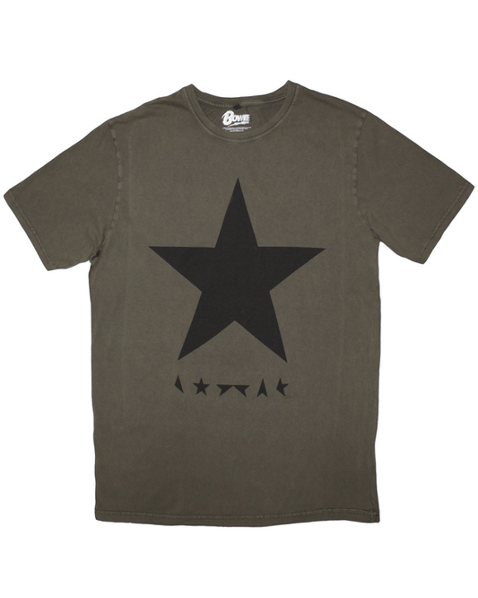 David Bowie Blackstar Unisex T-Shirt - Pink Poodle Boutique - BOWSTW15MGR - S