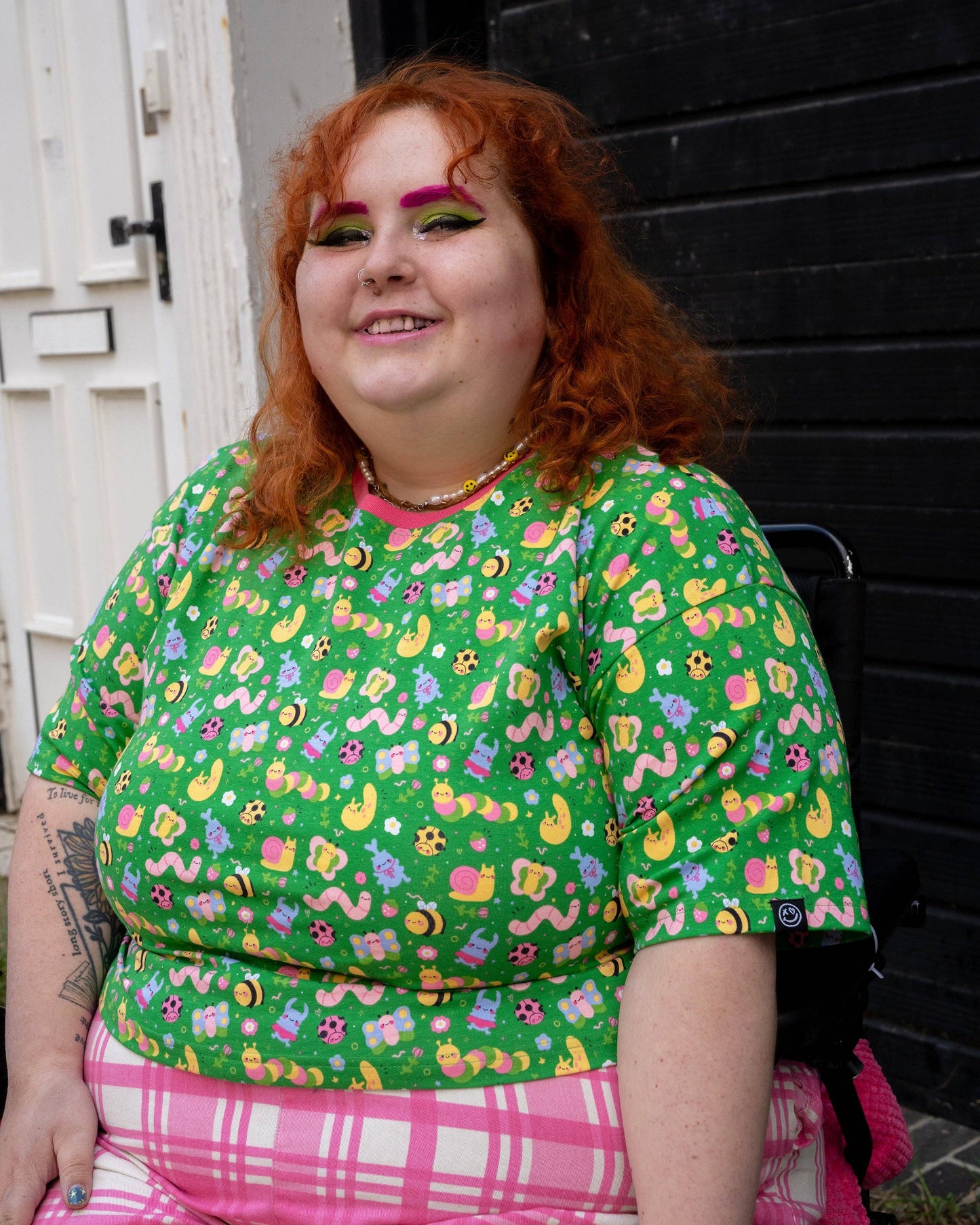 Bugs Cropped Boxy Tee by Rebel Romance x Dipstick Store