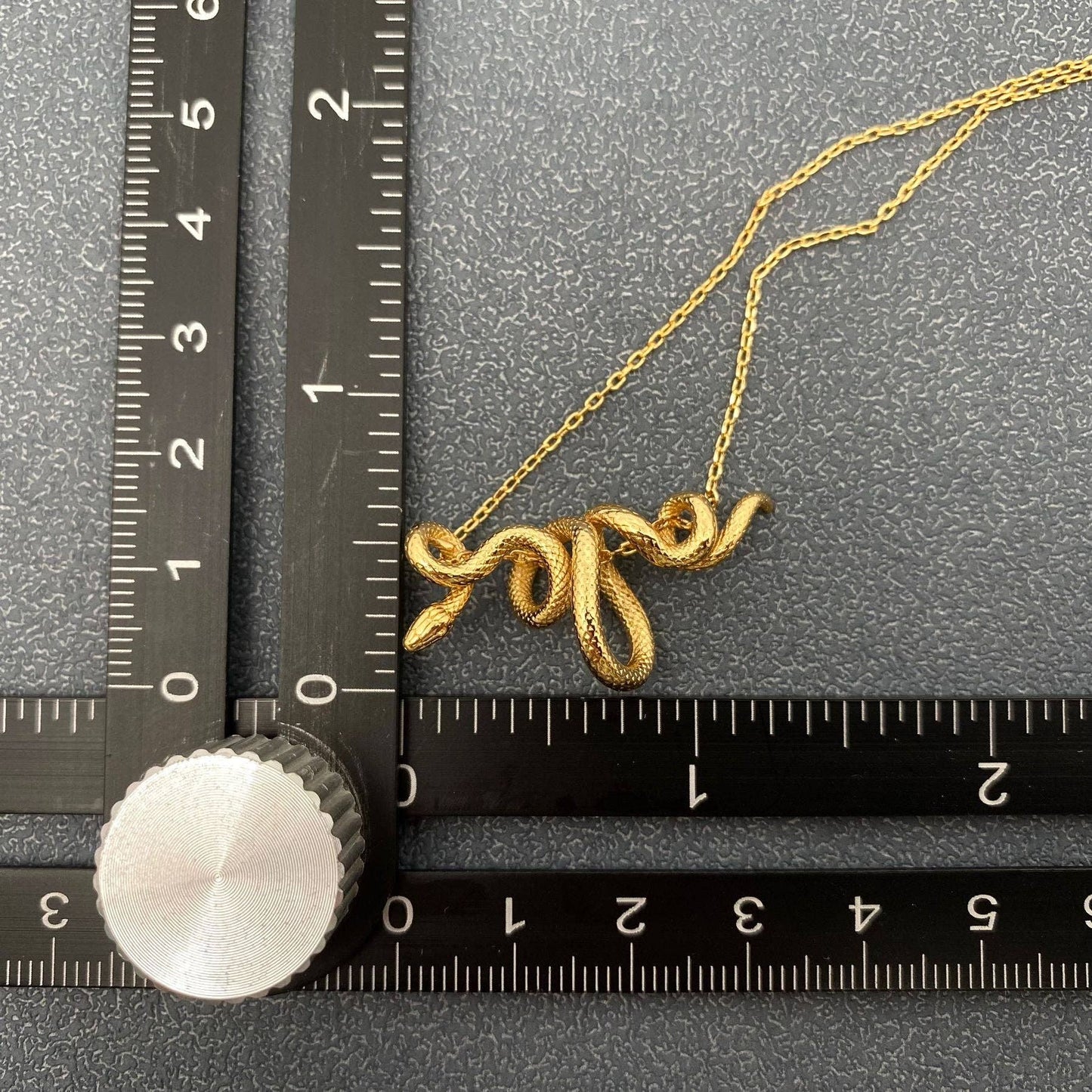 Python Winding Chain 18K Gold Plated Snake Necklace