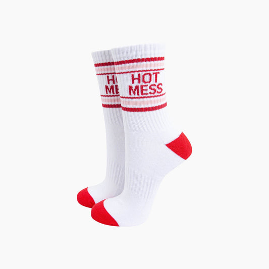 Hot Mess Organic Cotton Sports Socks
