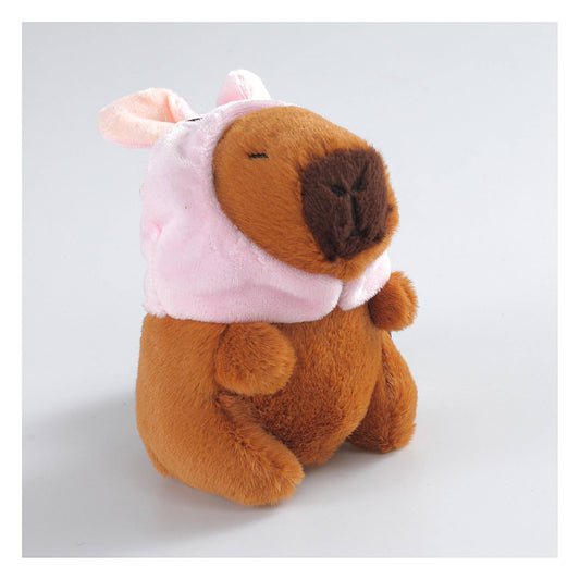 Plush Pink Rabbit Capybara Bag Charm