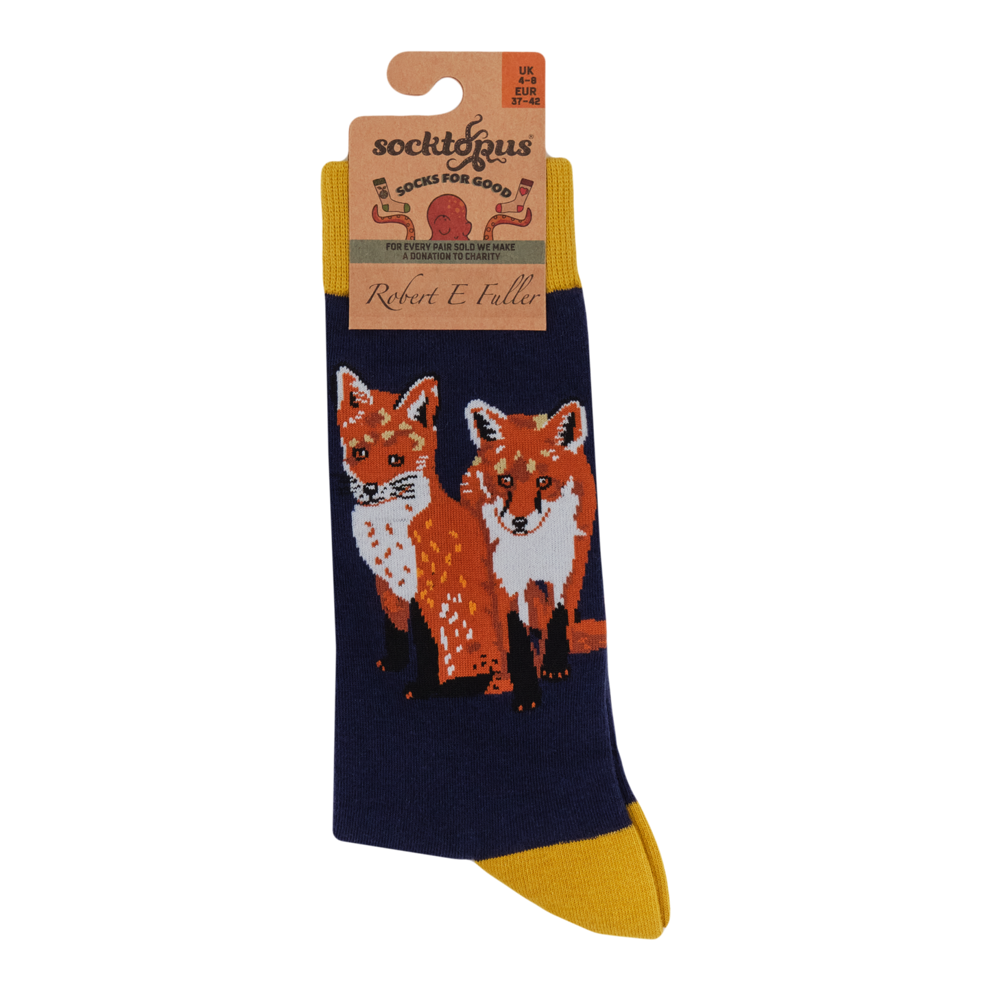 Robert E Fuller Fox Cub Crew Socks