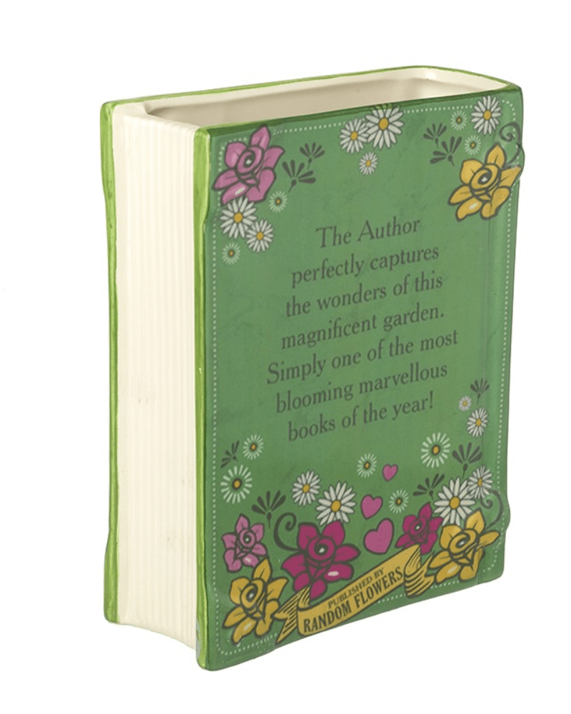 Dickens Great Garden Expectations Book Vase - Pink Poodle Boutique - FDT090