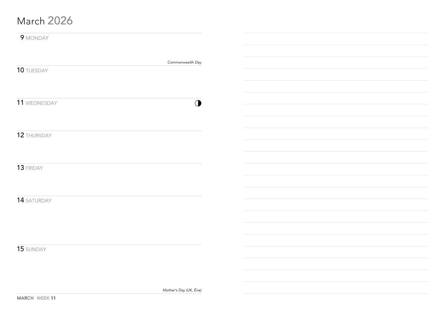 Two Happy Cats 2026 Artisan Art Vegan Leather Planner