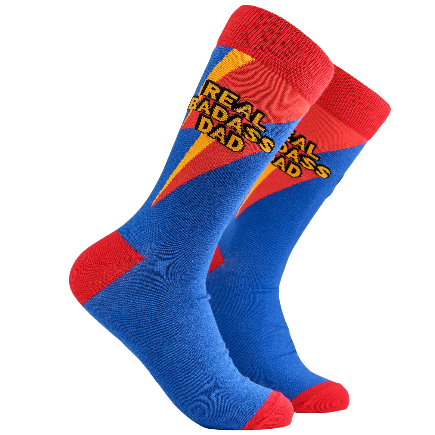 Real Badass Dad Lightning Crew Socks