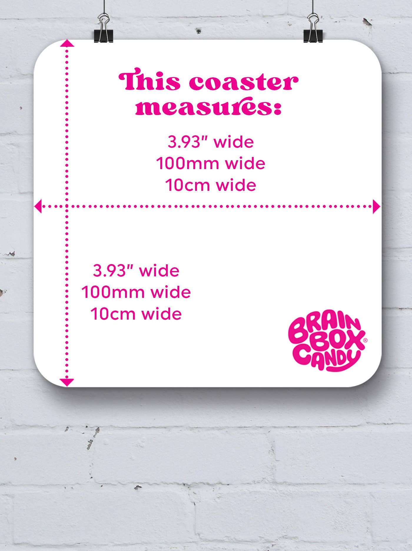 What The Hell Cow David Shrigley Coaster