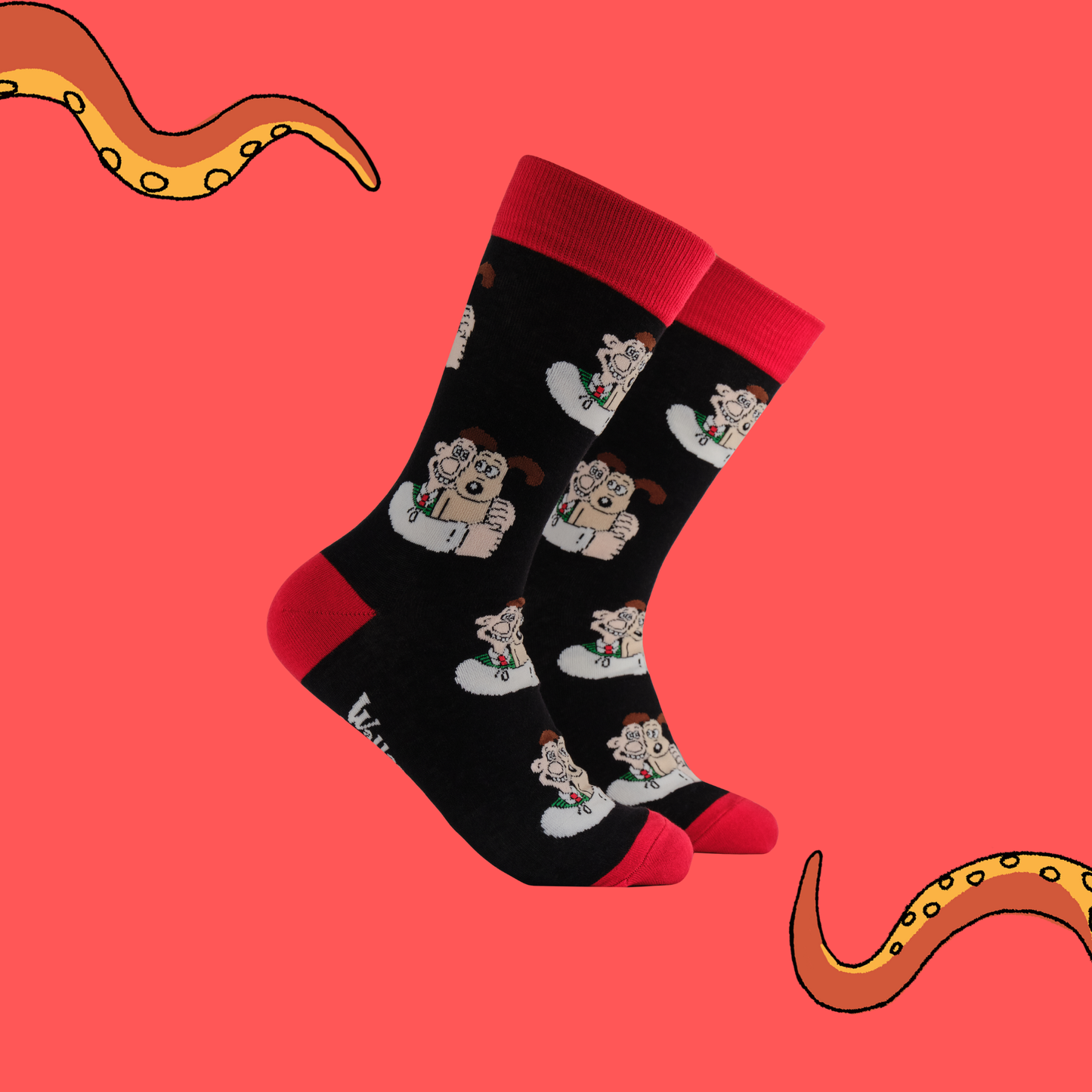 Wallace & Gromit Crew Socks