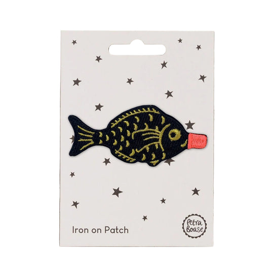 Sushi Soy Sauce Bottle Iron-On Embroidered Patch