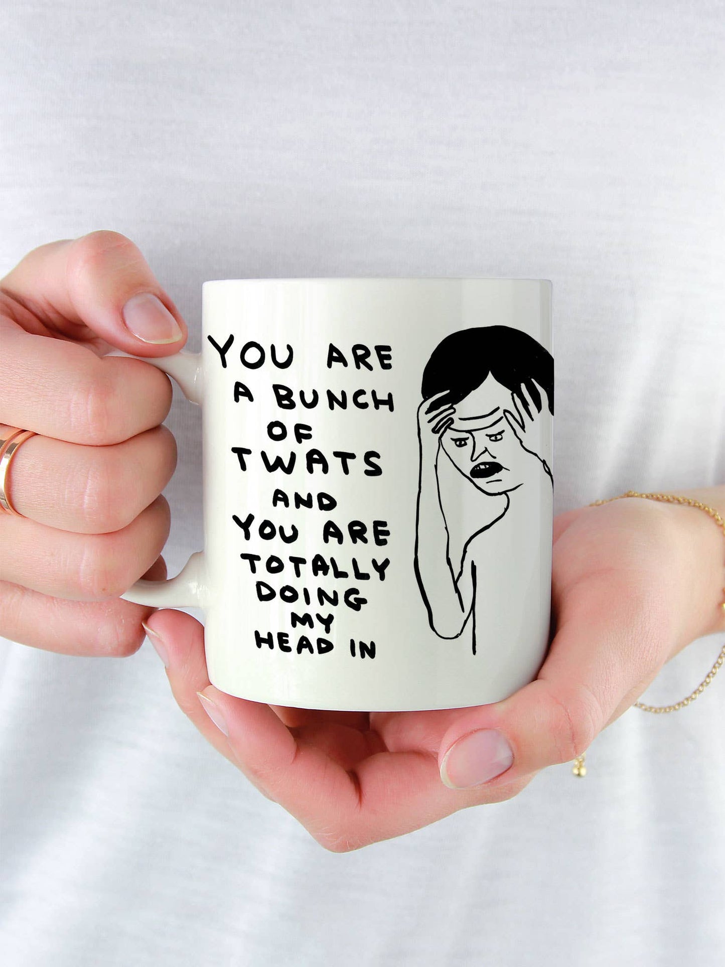 Bunch of Twats David Shrigley Mug