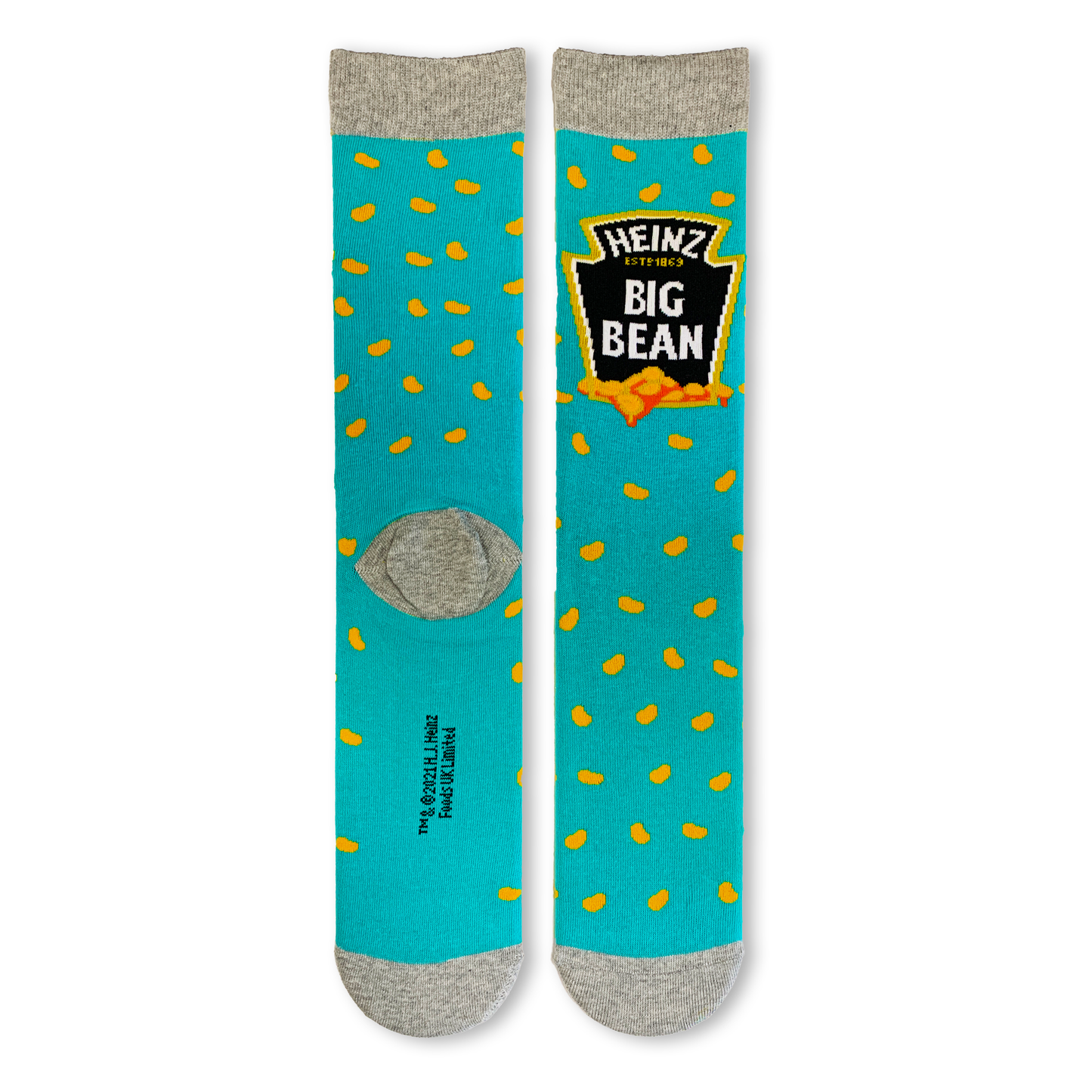 Heinz Baked Beans 'Big Bean' Socks UK 4-7.5