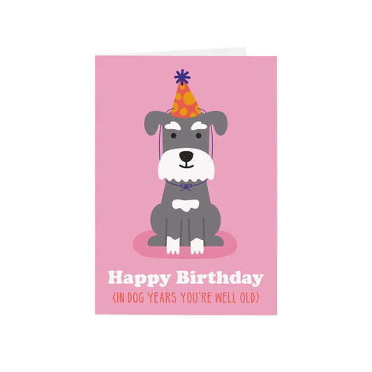 In Dog Years Birthday Card