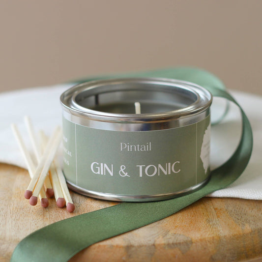 Gin and Tonic Paint Pot Candle