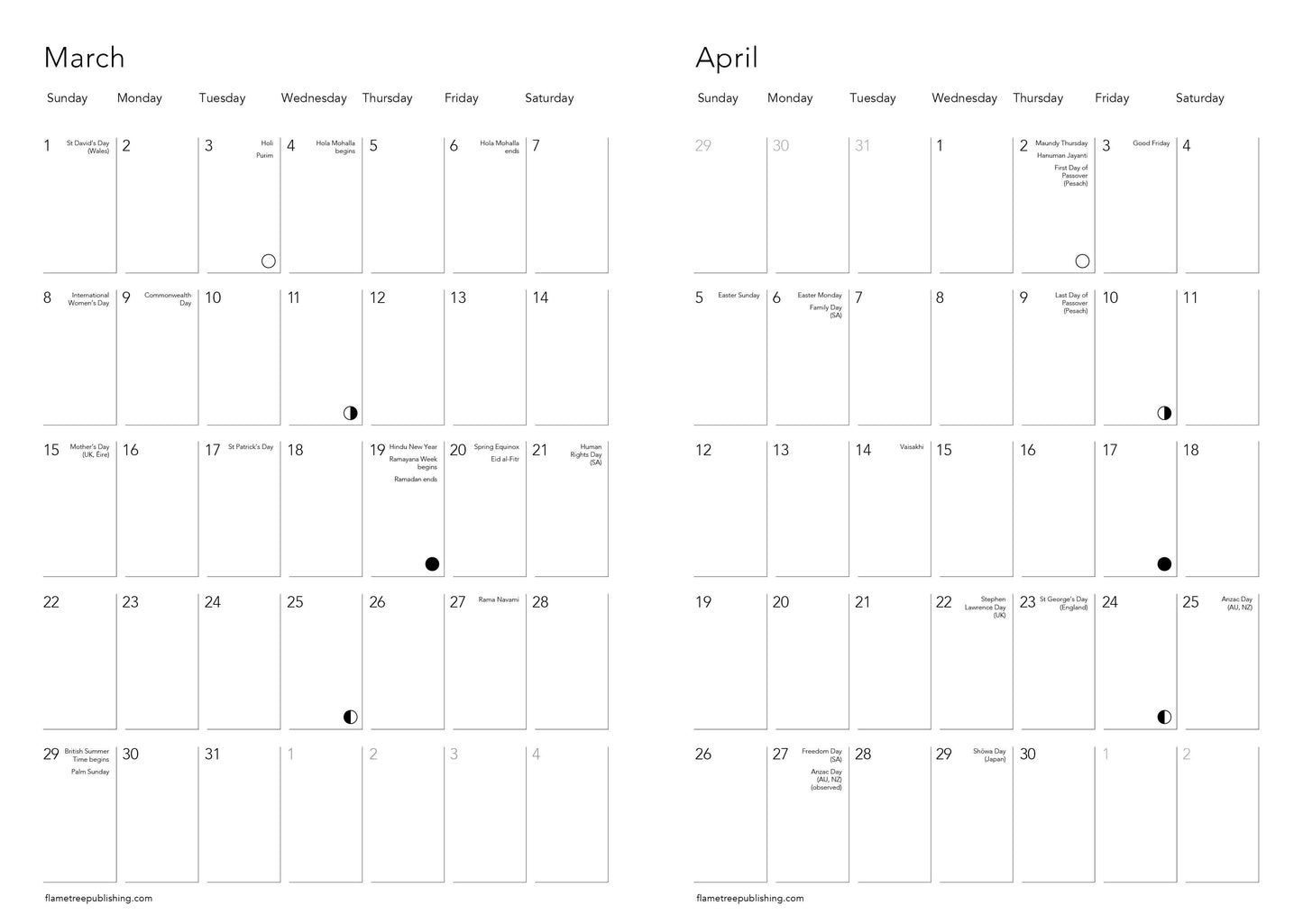 Two Happy Cats 2026 Artisan Art Vegan Leather Planner