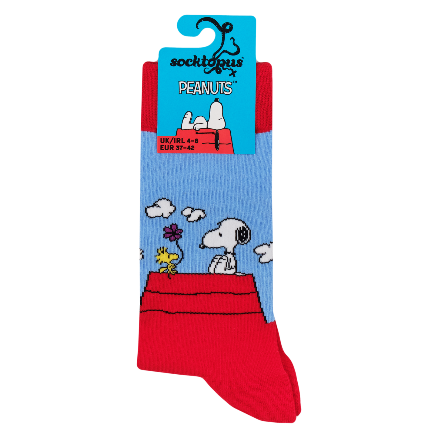 Peanuts Snoopy and Woodstock Crew Socks