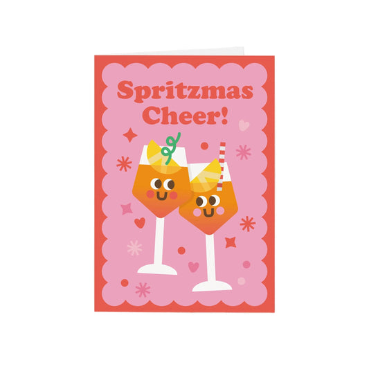 Spritzmas Cheer Cocktail Christmas Card
