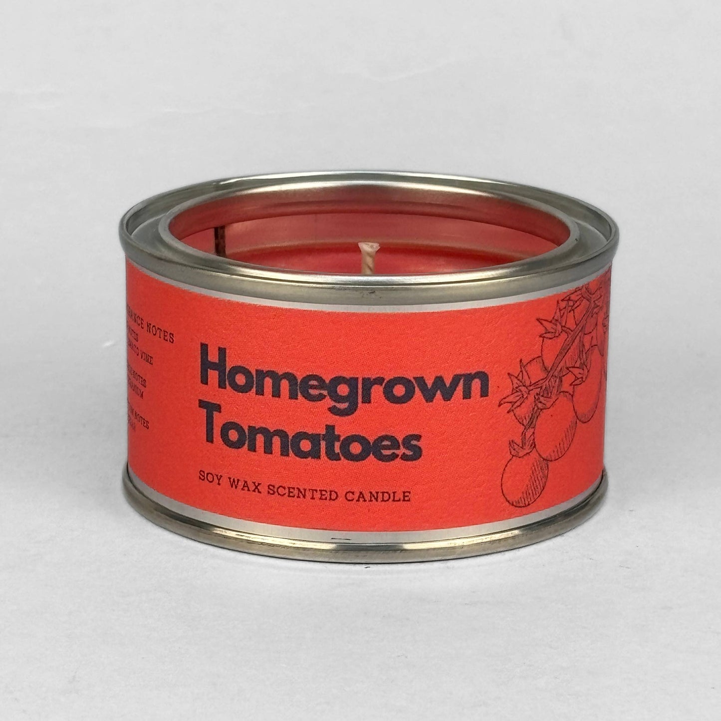 Homegrown Tomatoes Paint Tin Candle