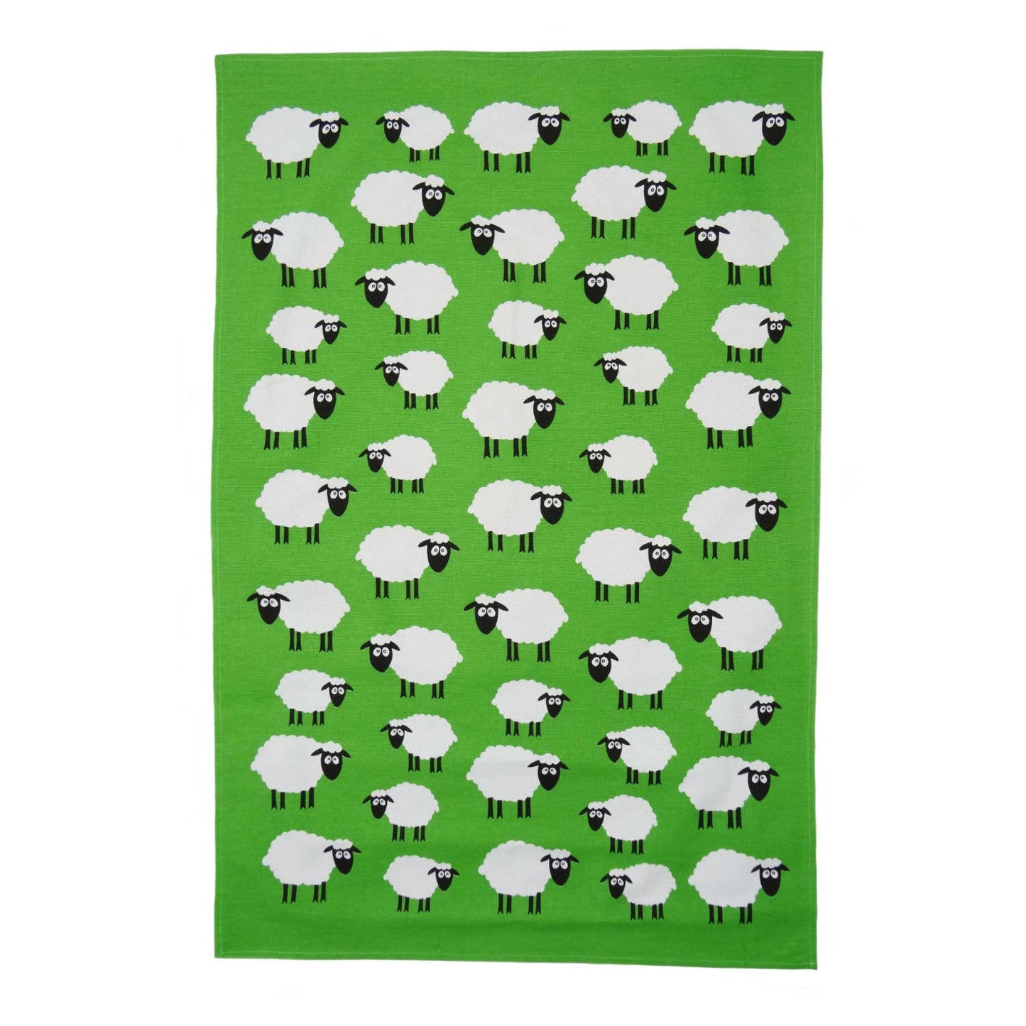 Sheep Print Cotton Tea Towel