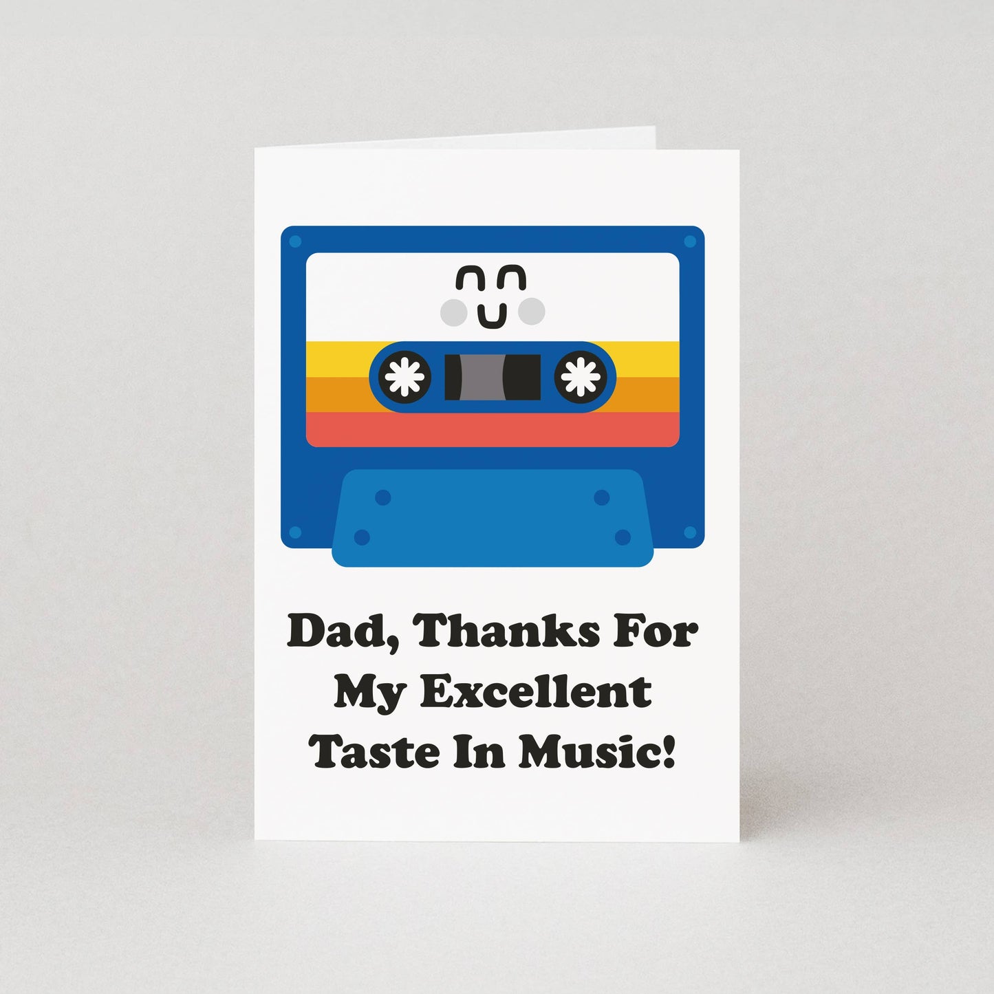 Dad Taste In Music Greeting Card