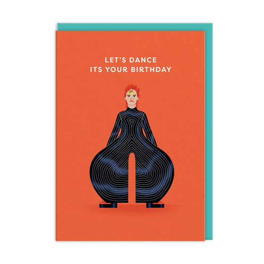 David Bowie Let's Dance Birthday Card