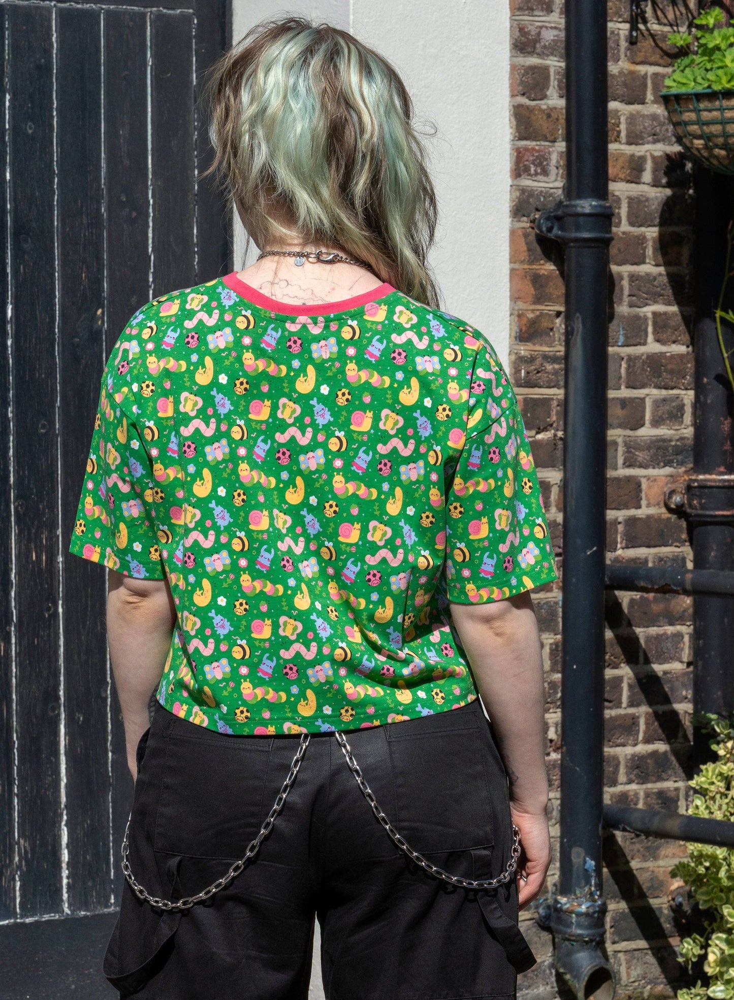 Bugs Cropped Boxy Tee by Rebel Romance x Dipstick Store
