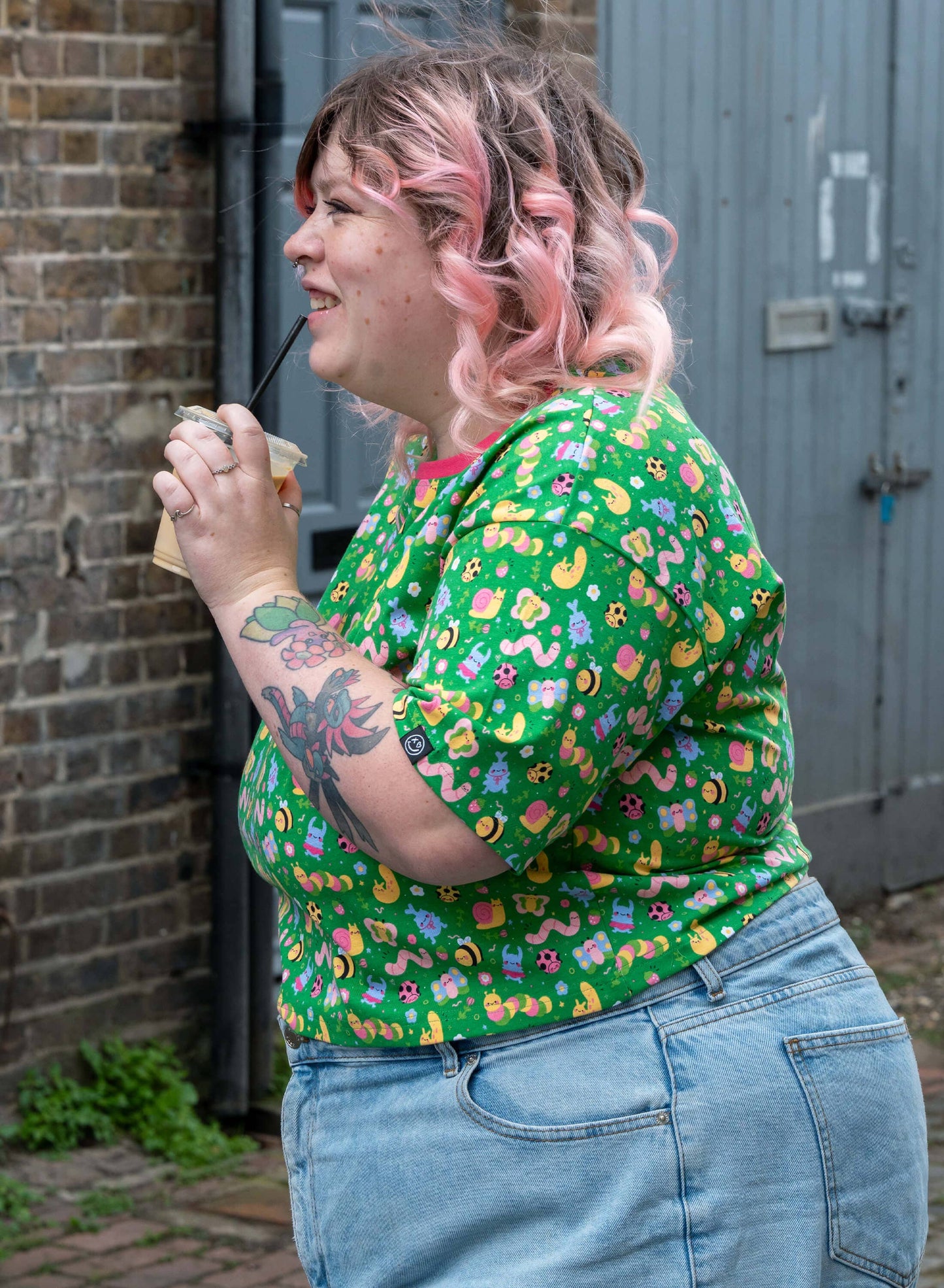 Bugs Cropped Boxy Tee by Rebel Romance x Dipstick Store