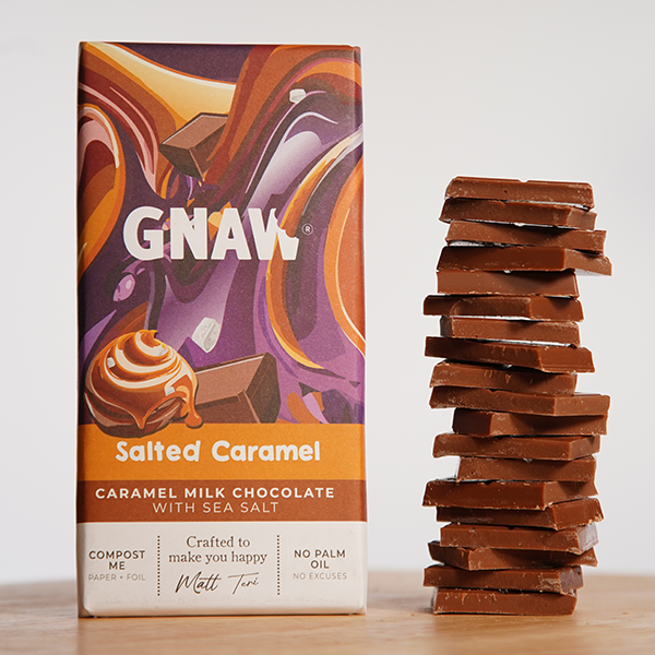 Salted Caramel Milk Chocolate Bar | 80g