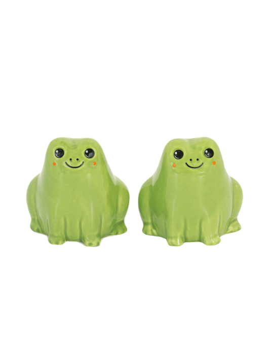 Frog Salt & Pepper Set - Pink Poodle Boutique - XDC737
