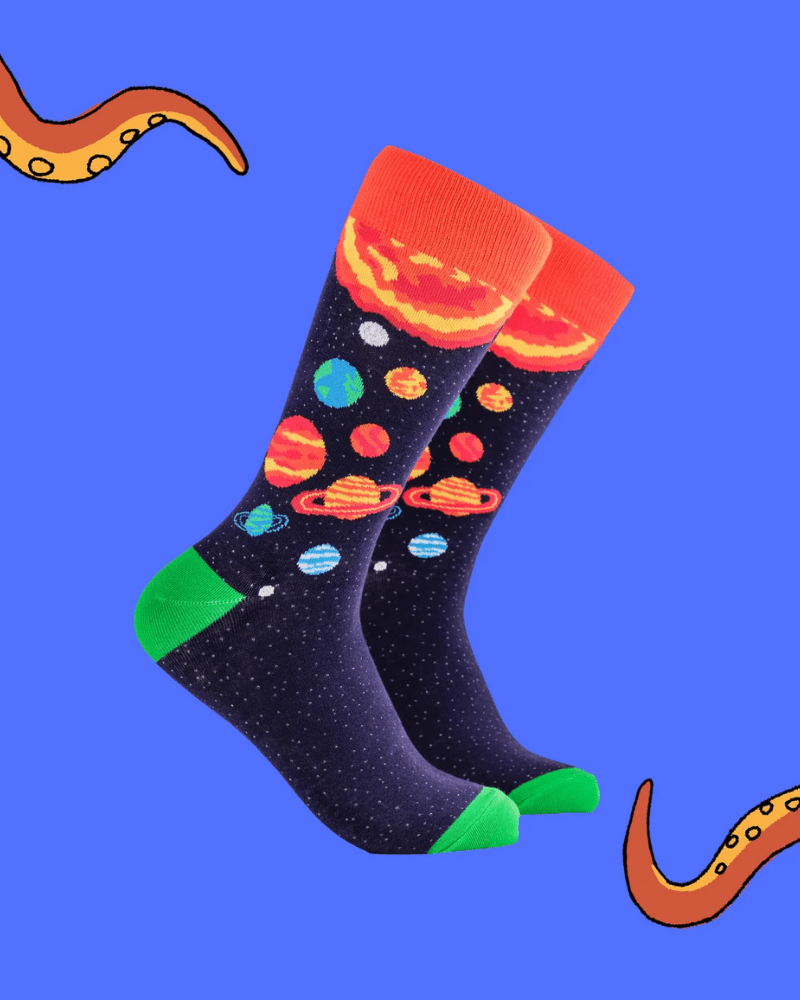 Galaxy Crew Socks - Pink Poodle Boutique - S2194L