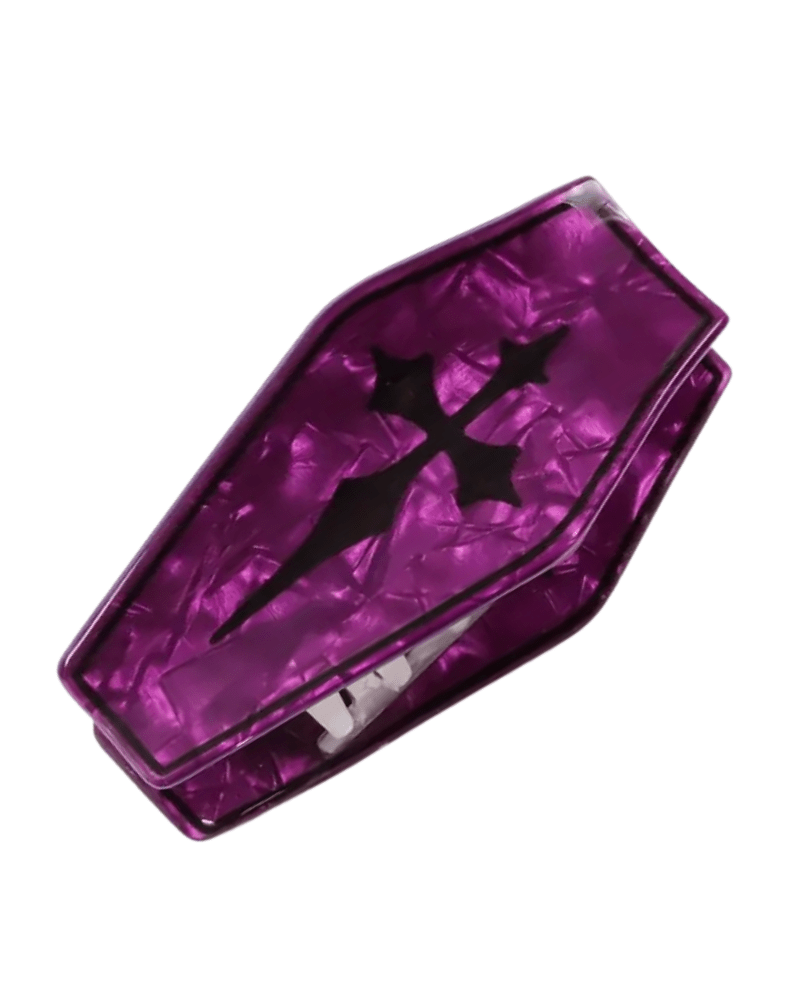 Gothic Halloween Coffin Hair Claw - Pink Poodle Boutique - CLAW - COFFIN