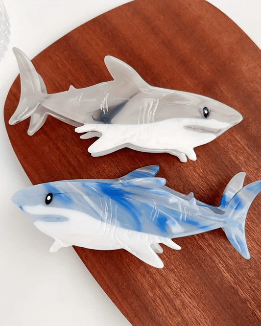 Great White Shark Hair Claw - Pink Poodle Boutique - CLAW - SHARK