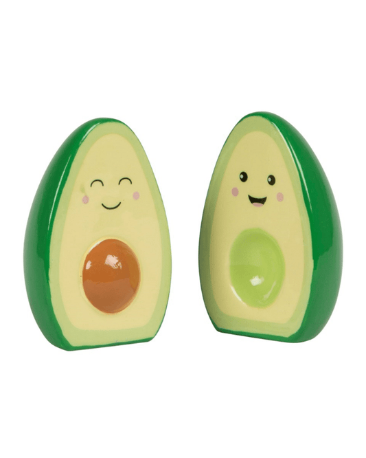 Happy Avocados Salt and Pepper Set - Pink Poodle Boutique - XDC232