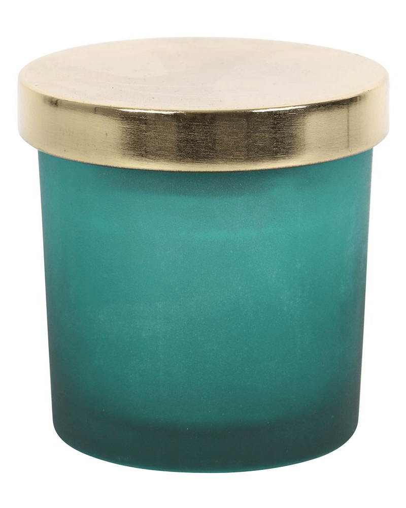 Heart Chakra Mint Crystal Chip Candle - Pink Poodle Boutique - CK - 29223