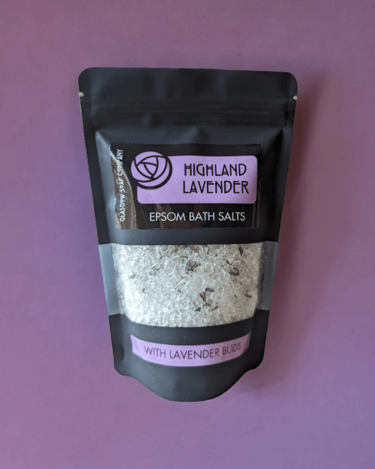 Highland Lavender Scented Glasgow Epsom Bath Salts - Pink Poodle Boutique - GSC - SALT - LAVENDER