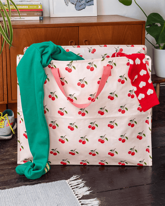 Jumbo Cherry Storage Bag - Pink Poodle Boutique - 31606