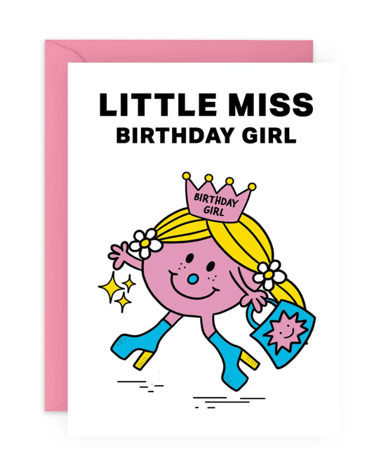 Little Miss Birthday Girl Card - Pink Poodle Boutique - CG43