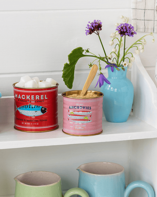 Mini Fish Storage Tins Set Of 2 - Pink Poodle Boutique - 29713