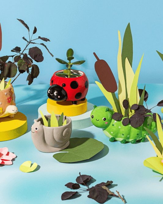 Mini Ladybird Planter - Pink Poodle Boutique - XDC716