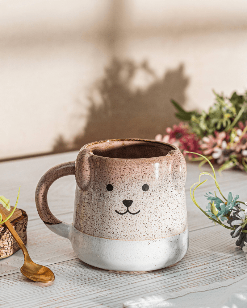 Mojave Stoneware Dog Mug - Pink Poodle Boutique - CZQ316