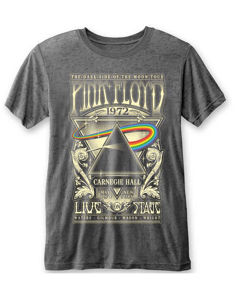Pink Floyd Carnegie Hall Unisex T-Shirt - Pink Poodle Boutique - PFBO01MC01 - S