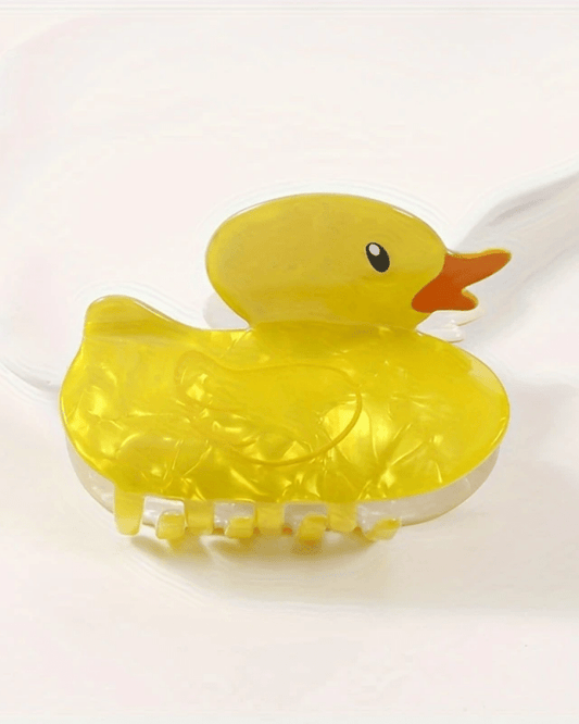 Rubber Duck Acrylic Hair Claw - Pink Poodle Boutique - CLAW - DUCK