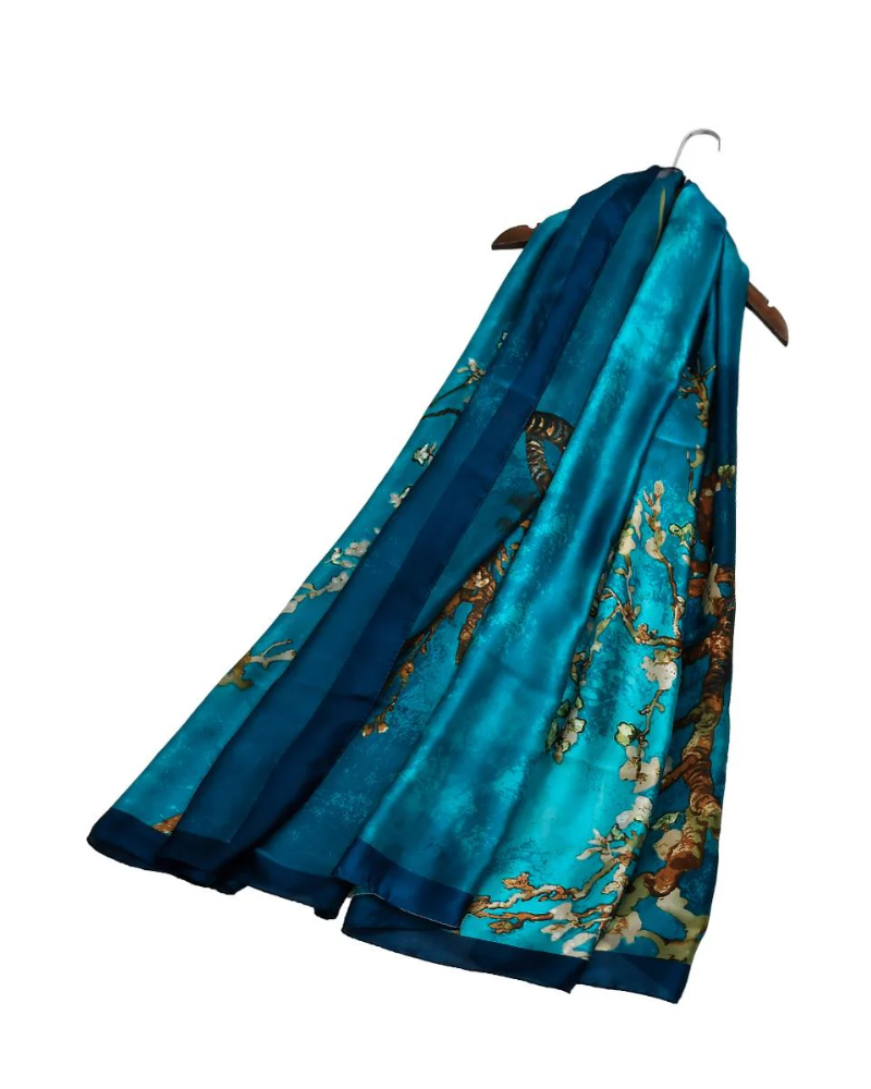 Van Gogh Almond Blossom Silk Scarf