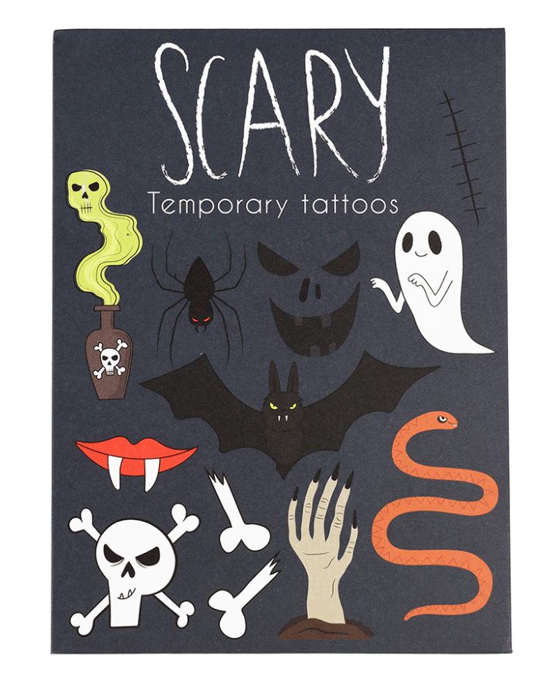 Scary Temporary Tattoos - Pink Poodle Boutique - 30244
