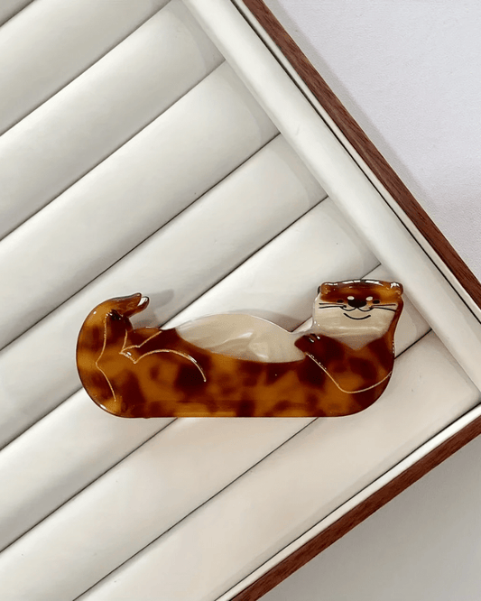 Sea Otter Hair Claw - Pink Poodle Boutique - CLAW - OTTER