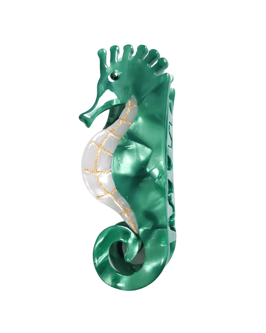 Seahorse Hair Claw - Pink Poodle Boutique - CLAW - SEAHORSE