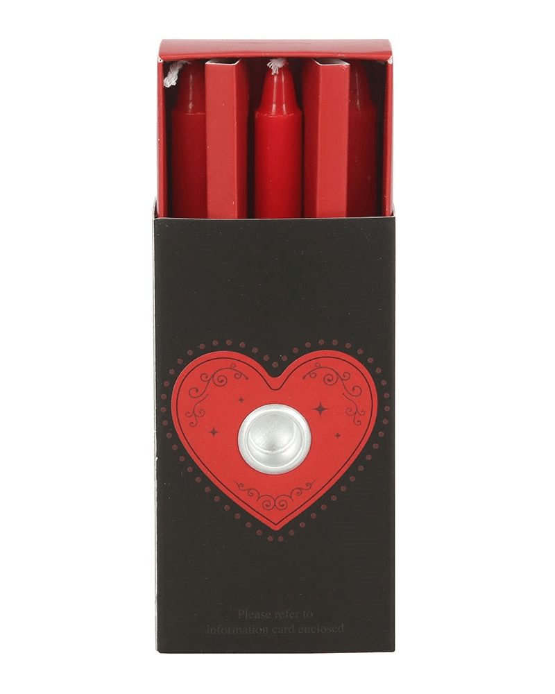 Set of 3 Love Spell Candles & Holder - Pink Poodle Boutique - LO_36225