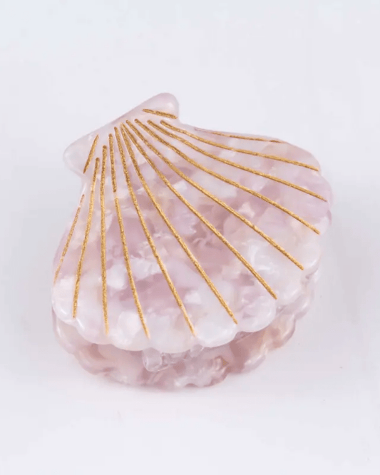 Small Sea Shell Hair Claws - Pink Poodle Boutique - CLAW - SHELL PURPLE
