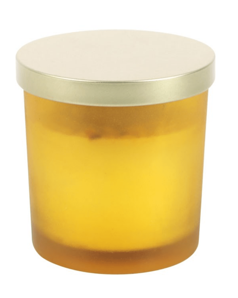 Solar Nexus Chakra Lemon Crystal Chip Candle - Pink Poodle Boutique - CK - 29323