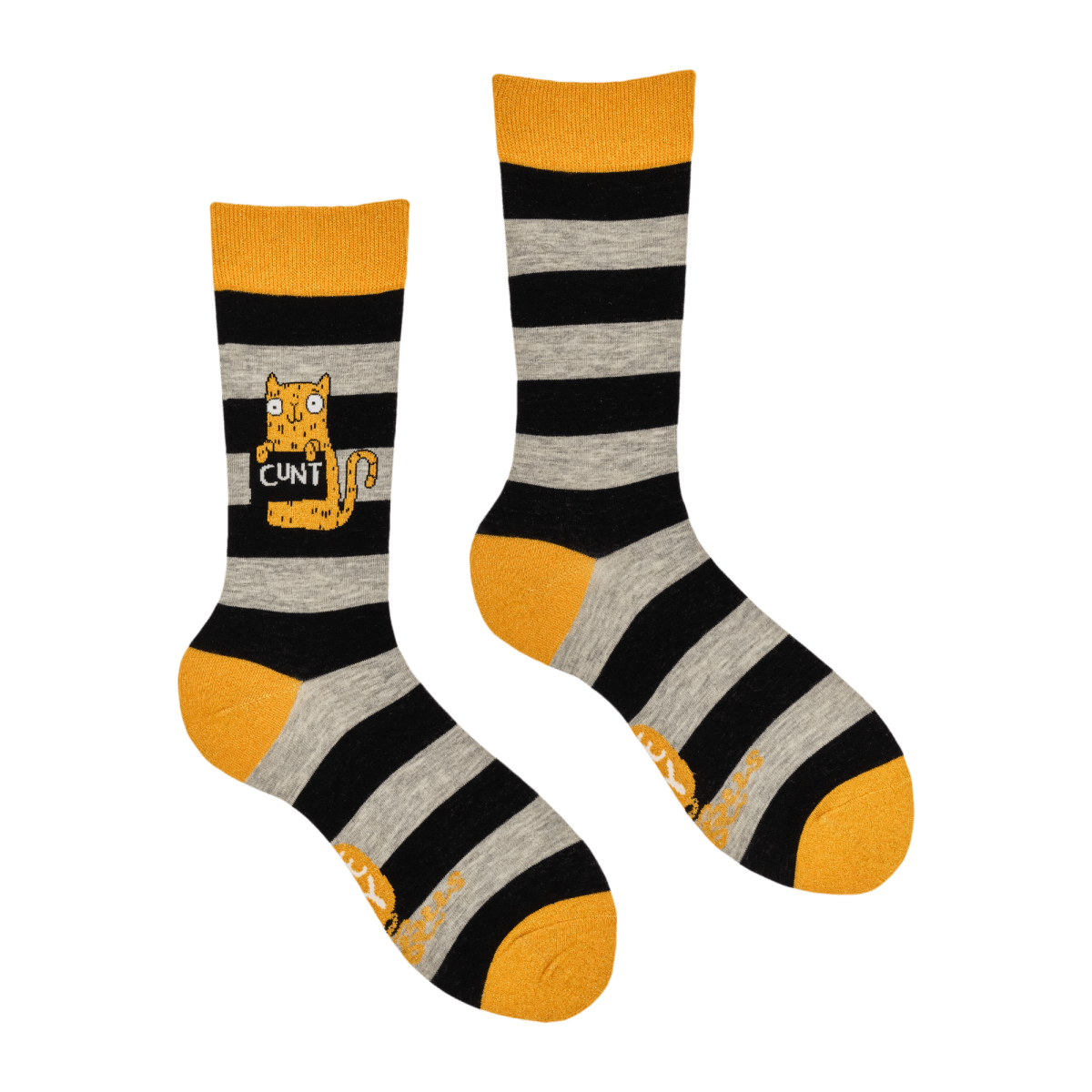 Sparkly Cunt Crew Socks - Pink Poodle Boutique - KA004L - MULTI
