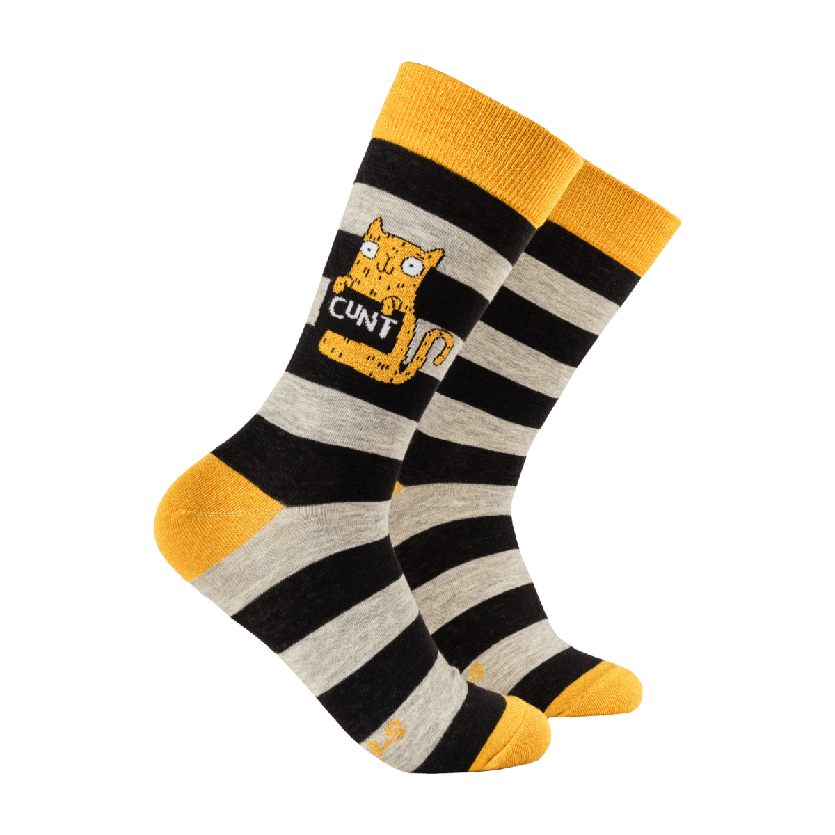 Sparkly Cunt Crew Socks - Pink Poodle Boutique - KA004L - MULTI